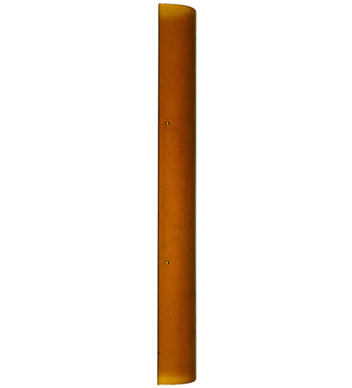 Meyda Lighting Cylindre 6"W x 30"H Amber Metro Fusion Shade Glass
