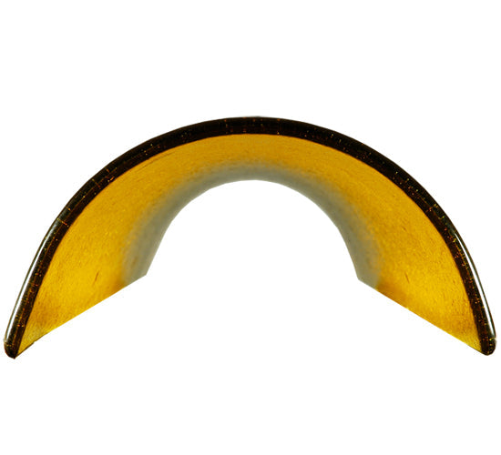 Meyda Lighting Cylindre 6"W x 30"H Amber Metro Fusion Shade Glass