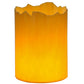 Meyda Lighting Cylindre 6"W x 8"H Amber Tawnyrock Idalight Shade Glass