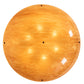 Meyda Lighting Cypola 214541 36" 6-Light Mahogany Bronze Inverted Pendant Light With Ambra Siena Idalight Shade