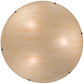 Meyda Lighting Cypola 24" 3-Light Brushed Nickel Inverted Pendant Light With Beige Sahara Taupe Idalight Shade