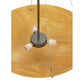 Meyda Lighting Cypola 24" 3-Light Timeless Bronze Inverted Pendant Light With Ambra Siena Idalight Shade