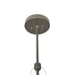 Meyda Lighting Cypola 24" 3-Light Timeless Bronze Inverted Pendant Light With Botticino Idalight Shade