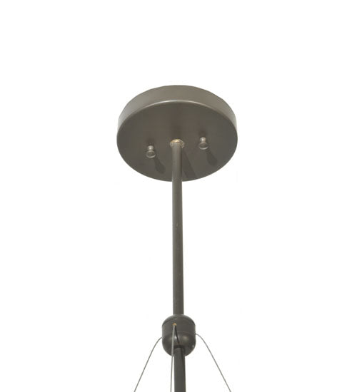 Meyda Lighting Cypola 24" 3-Light Timeless Bronze Inverted Pendant Light With Botticino Idalight Shade