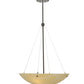 Meyda Lighting Cypola 24" 3-Light Timeless Bronze Inverted Pendant Light With Botticino Idalight Shade