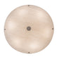 Meyda Lighting Cypola 24" 6-Light Nickel Flush Mount Light With Whitestone Idalight Shade Glass