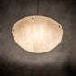 Meyda Lighting Cypola 30" 4-Light Timeless Bronze Inverted Pendant Light With Whitestone Idalight Shade