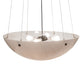 Meyda Lighting Cypola 30" 4-Light Timeless Bronze Inverted Pendant Light With Whitestone Idalight Shade