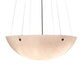 Meyda Lighting Cypola 30" 4-Light Timeless Bronze Inverted Pendant Light With Whitestone Idalight Shade