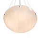 Meyda Lighting Cypola 30" 4-Light Timeless Bronze Inverted Pendant Light With Whitestone Idalight Shade