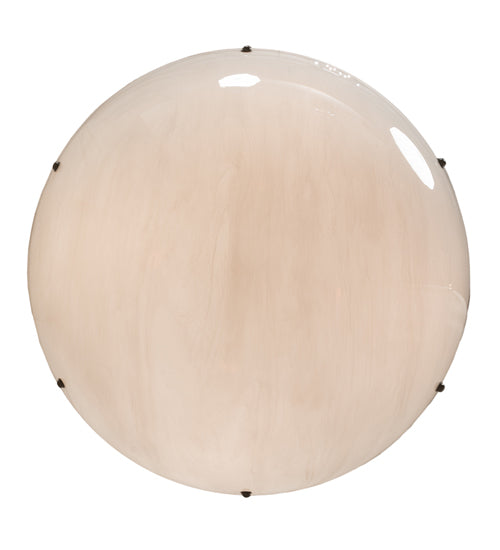 Meyda Lighting Cypola 30" 4-Light Timeless Bronze Inverted Pendant Light With Whitestone Idalight Shade