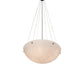 Meyda Lighting Cypola 30" 4-Light Timeless Bronze Inverted Pendant Light With Whitestone Idalight Shade