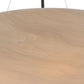 Meyda Lighting Cypola 30" 6-Light Timeless Bronze Alabaster Inverted Pendant Light With Fleshtone Idalight Shade