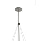 Meyda Lighting Cypola 30" 6-Light Timeless Bronze Alabaster Inverted Pendant Light With Fleshtone Idalight Shade