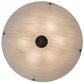 Meyda Lighting Cypola 36" 10-Light 2-Tier Timeless Bronze Inverted Pendant Light With Whitestone Idalight Shade Glass