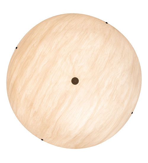 Meyda Lighting Cypola 43" 8-Light Oil Rubbed Bronze Inverted Pendant Light With Beige Fleshtone Idalight Shade