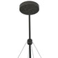 Meyda Lighting Cypola 48" 8-Light Timeless Bronze Inverted Pendant Light With Maduro Idalight Shade