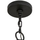 Meyda Lighting Cypress 48" 12-Light Satin Black Wrought Iron Chandelier With White Faux Candlelight
