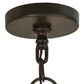 Meyda Lighting Cypress 48" 12-Light Timeless Bronze Chandelier With Ivory Faux Candlelight
