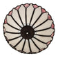 Meyda Lighting Daisy 16" White & Pink Shade Glass