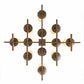 Meyda Lighting Dante 36" 12-Light French Bronze Chandelier With Ivory Provostone Idalight Shade Glass