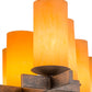 Meyda Lighting Dante 48" 18-Light Gilded Tobacco Chandelier With Amber Quartz Idalight Shade Glass