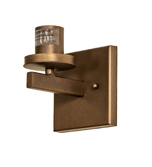 Meyda Lighting Dante 5" Tyler Bronze Wall Sconce With Sahara Taupe Idalight Shade