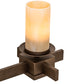 Meyda Lighting Dante 72" 16-Light Tyler Bronze Chandelier With Sahara Taupe Idalight Shade