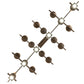 Meyda Lighting Dante 72" 16-Light Tyler Bronze Chandelier With Sahara Taupe Idalight Shade