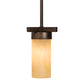 Meyda Lighting Dante 8" Cimarron Bronze Mini Pendant Light With Botticino Idalight Shade