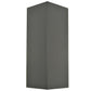 Meyda Lighting Dark Sky 8" Timeless Bronze Floating Shield Wall Sconce