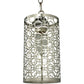 Meyda Lighting Deco 5" Stainless Steel Mini Pendant Light With Chrome Shade