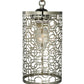 Meyda Lighting Deco 5" Stainless Steel Mini Pendant Light With Chrome Shade