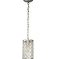 Meyda Lighting Deco 5" Stainless Steel Mini Pendant Light With Chrome Shade