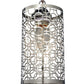 Meyda Lighting Deco 5" Stainless Steel Mini Pendant Light With Chrome Shade