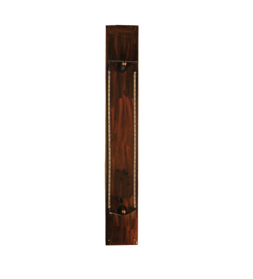 Meyda Lighting Deep Polaris 17" LED Transparent Copper Wall Sconce With Blue Sapphire Idalight Shade Glass