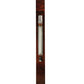 Meyda Lighting Deep Polaris 18" 2-Light Transparent Copper Wall Sconce With Blue Shade Glass