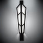 Meyda Lighting Deep Polaris 20" 8-Light Textured Black Wall Sconce With White Statuario Idalight Shade Glass