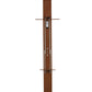 Meyda Lighting Deep Polaris 20" LED Transparent Copper Over Extreme Chrome Wall Sconce With Blue Sapphire Idalight Shade Glass