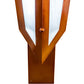 Meyda Lighting Deep Polaris 20" LED Transparent Copper Over Extreme Chrome Wall Sconce With White Angelwing Idalight Shade