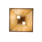 Meyda Lighting Deer at Dawn 23" 2-Light Earth Pendant Light With Beige Art Shade Glass