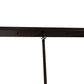 Meyda Lighting Deer at Dawn 37" 3-Light Bronze Island Pendant Light With Beige Shade Glass
