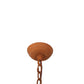 Meyda Lighting Deer at Dusk 22" 4-Light Earth Inverted Pendant Light With Tawnyrock Idalight Shade Glass