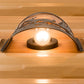 Meyda Lighting Deer at Lake 12" 2-Light Timeless Bronze Wall Sconce With Amber Mica Shade Glass