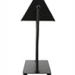 Meyda Lighting Deer on the Loose 13"H x 11"W Textured Black Floor Lamp With Amber Mica Shade Glass