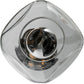 Meyda Lighting Deformado 9" Chrome Mini Pendant Light With Clear Globe Shade Glass