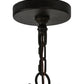 Meyda Lighting Deina 24" 18-Light Wrought Iron Chandelier With Ivory Faux Candlelight
