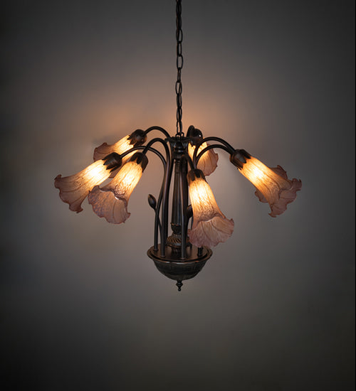 Meyda Lighting Deina 49" 24-Light Cajun Spice Chandelier With Faux Candlelight