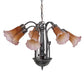Meyda Lighting Deina 49" 24-Light Cajun Spice Chandelier With Faux Candlelight