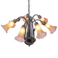 Meyda Lighting Deina 49" 24-Light Cajun Spice Chandelier With Faux Candlelight